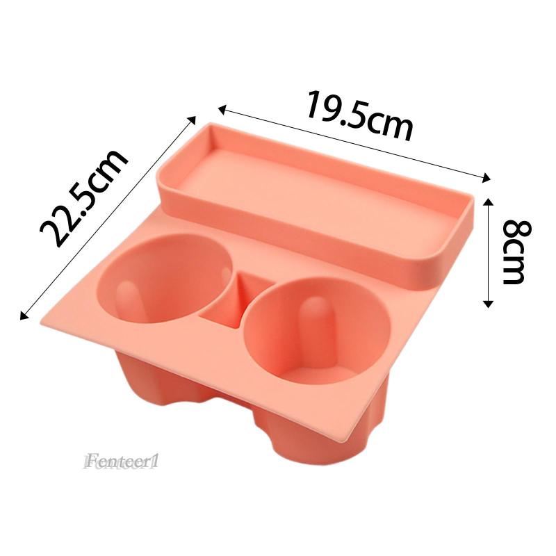 Hộp Đựng Đồ Uống 2 Trong 1 Màu Đen Cho Xe Hơi Fenteer1