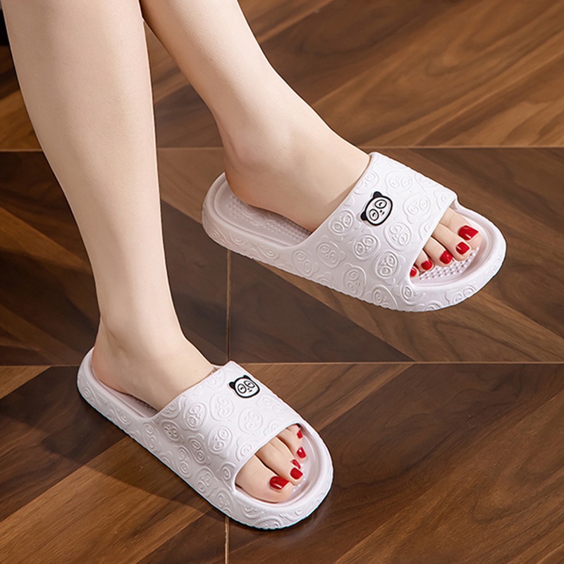 Dép quai ngang NEUFIGR bằng nhựa Eva siêu nhẹ hình gấu dùng đi trong nhà/văn phòng