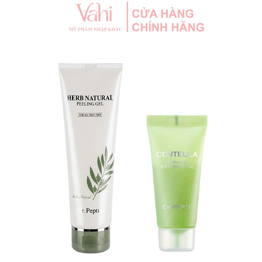 Tẩy tế bào chết Dr.Pepti Herb Natural/ Centella Turnover Soft Peeling Gel 130ml
