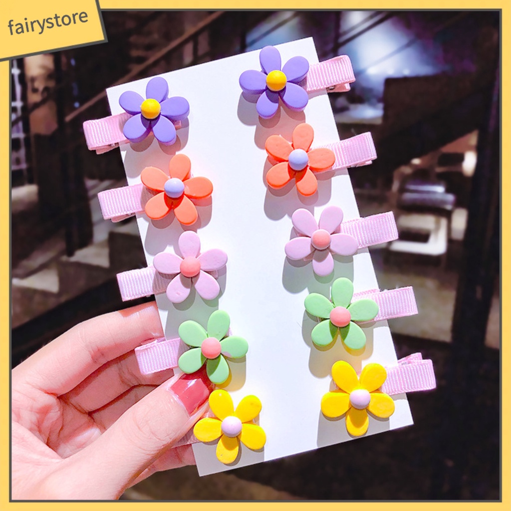 Kẹp Tóc Hình Cây Kem Nhiều Màu Sắc Xinh Xắn Cho Bé Gái