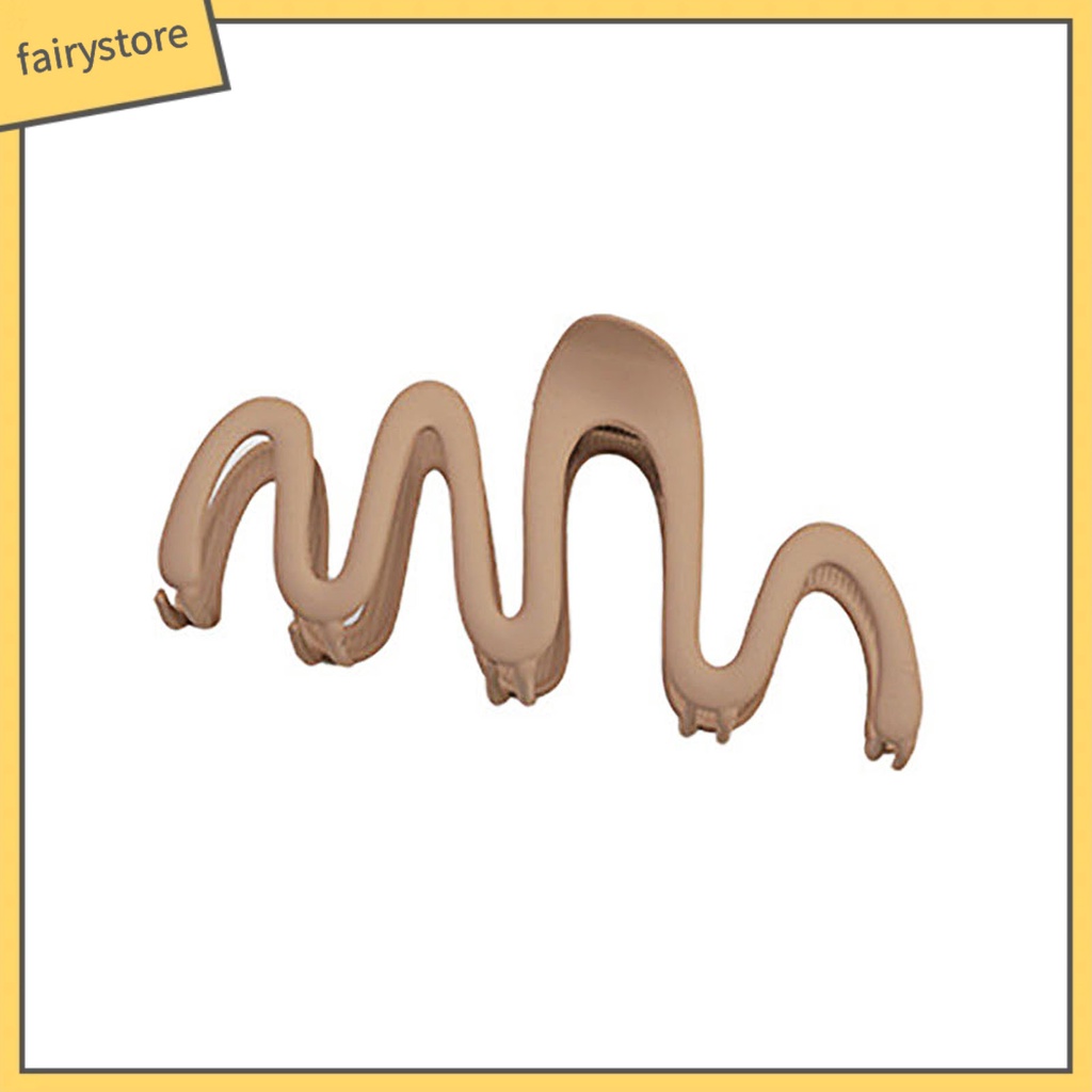 Kẹp Tóc Dạng Gợn Sóng Màu Trơn Co Giãn Gọn Nhẹ Chống Trượt Màu Sắc Thời Trang Cho Nữ