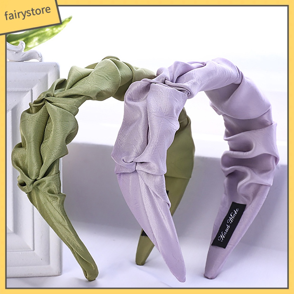 Cài Tóc Trơn Màu Chống Trượt Bản Rộng Dùng Hàng Ngày