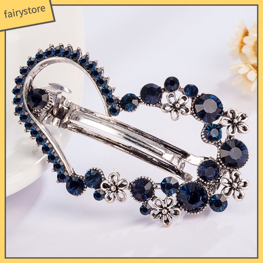 Kẹp TóC HìNh Sao BiểN / TráI Tim ĐíNh Kim Cương Giả ThờI Trang Cho Nữ