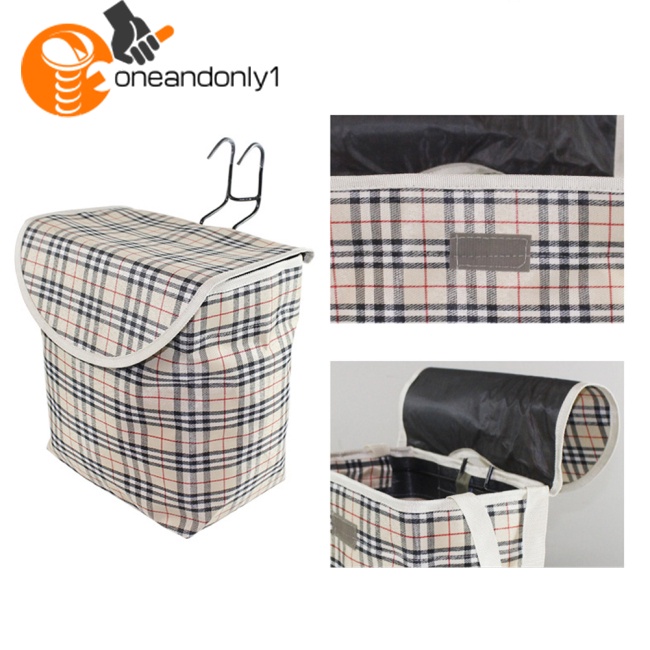 Giỏ Xe Đạp Chất Liệu Canvas Dày Dặn Chống Thấm Nước Kích Thước 28cmx26cmx16cm