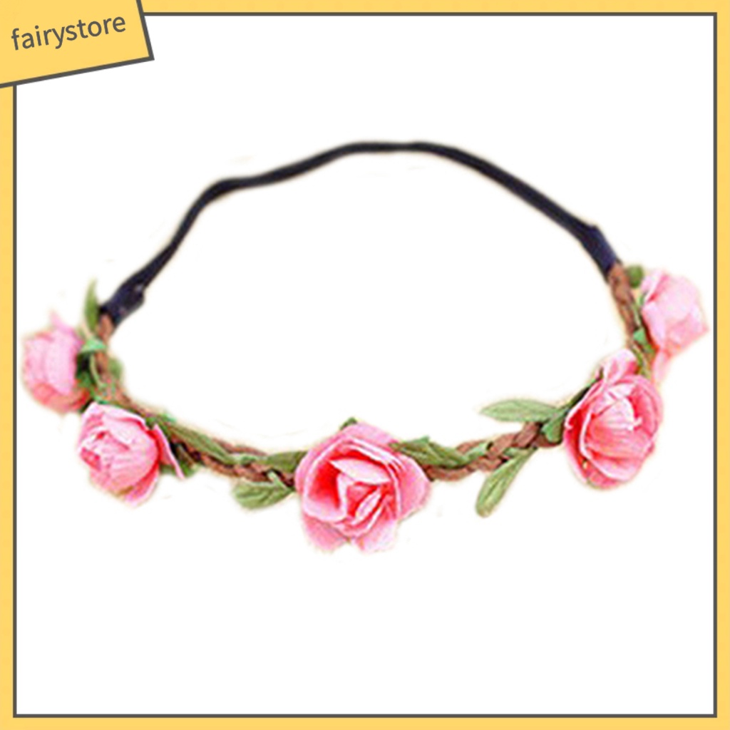 Băng Đô Hoa Cài Tóc Phong Cách Boho Cho Nữ