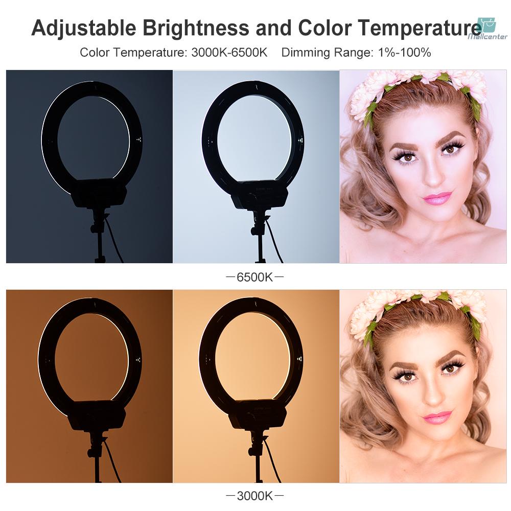 Vòng Đèn LED ZOMEi R16C 16 Inch 3000K-6500K SMD CRI 80 + Came-6.5 Chuyên Dụng Cho Nhiếp Ảnh