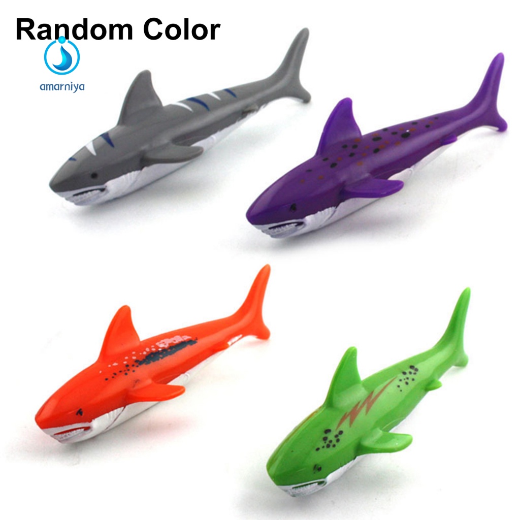 Set 4 Đồ Chơi Cá Mập Dưới Nước Vui Nhộn Cho Bé