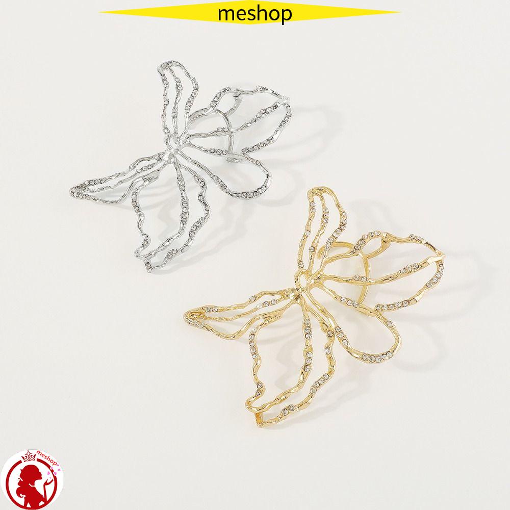 Bông Tai Hình Hoa Bằng Kim Loại Phong Cách Cổ Điển Thời Trang