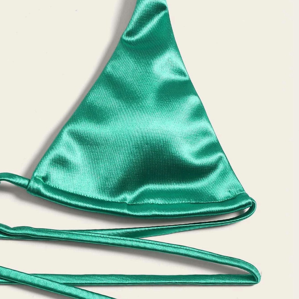 Bộ Bikini 2 Mảnh Màu Sắc Thời Trang Gợi Cảm Cho Nữ