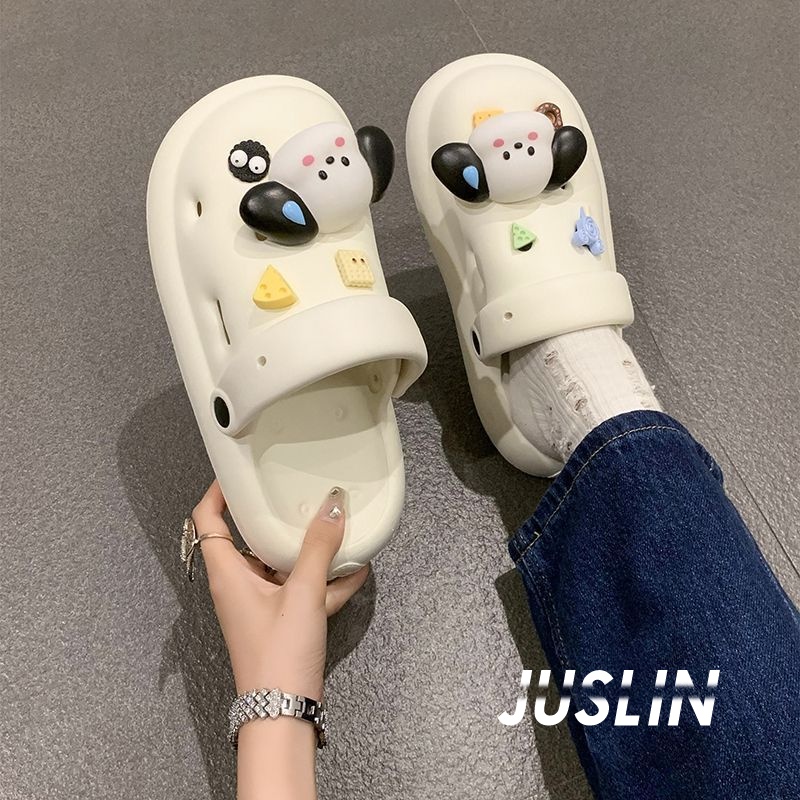 JUSLIN dép dép nữ dép bánh mì nữ dép bánh mì nữ 2023 NEW 060914