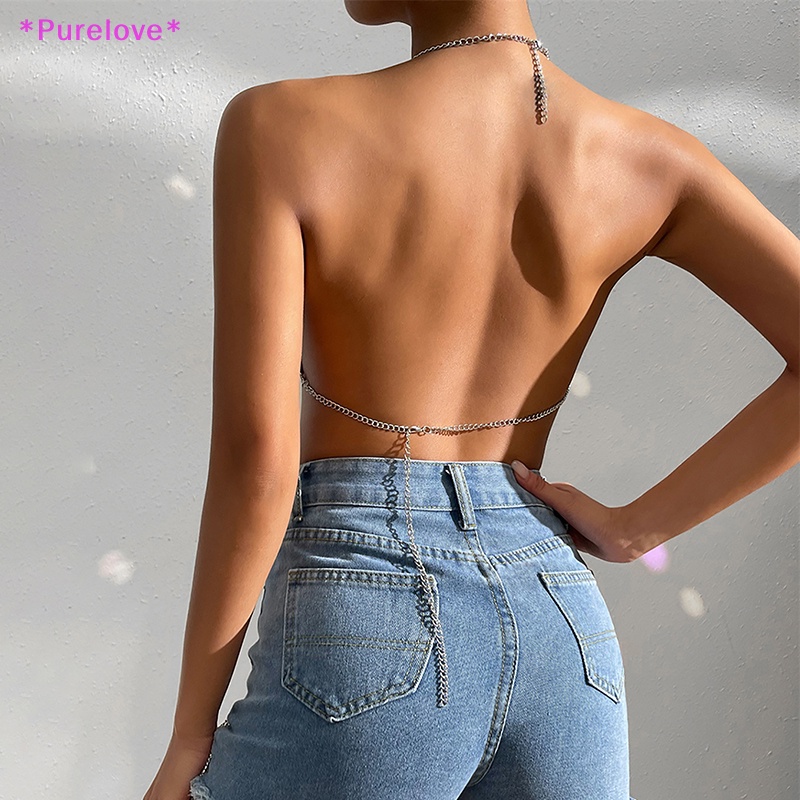 Áo Croptop Hở Lưng Đính Kim Sa Lấp Lánh Thời Trang 2023 Cho Nữ Mới