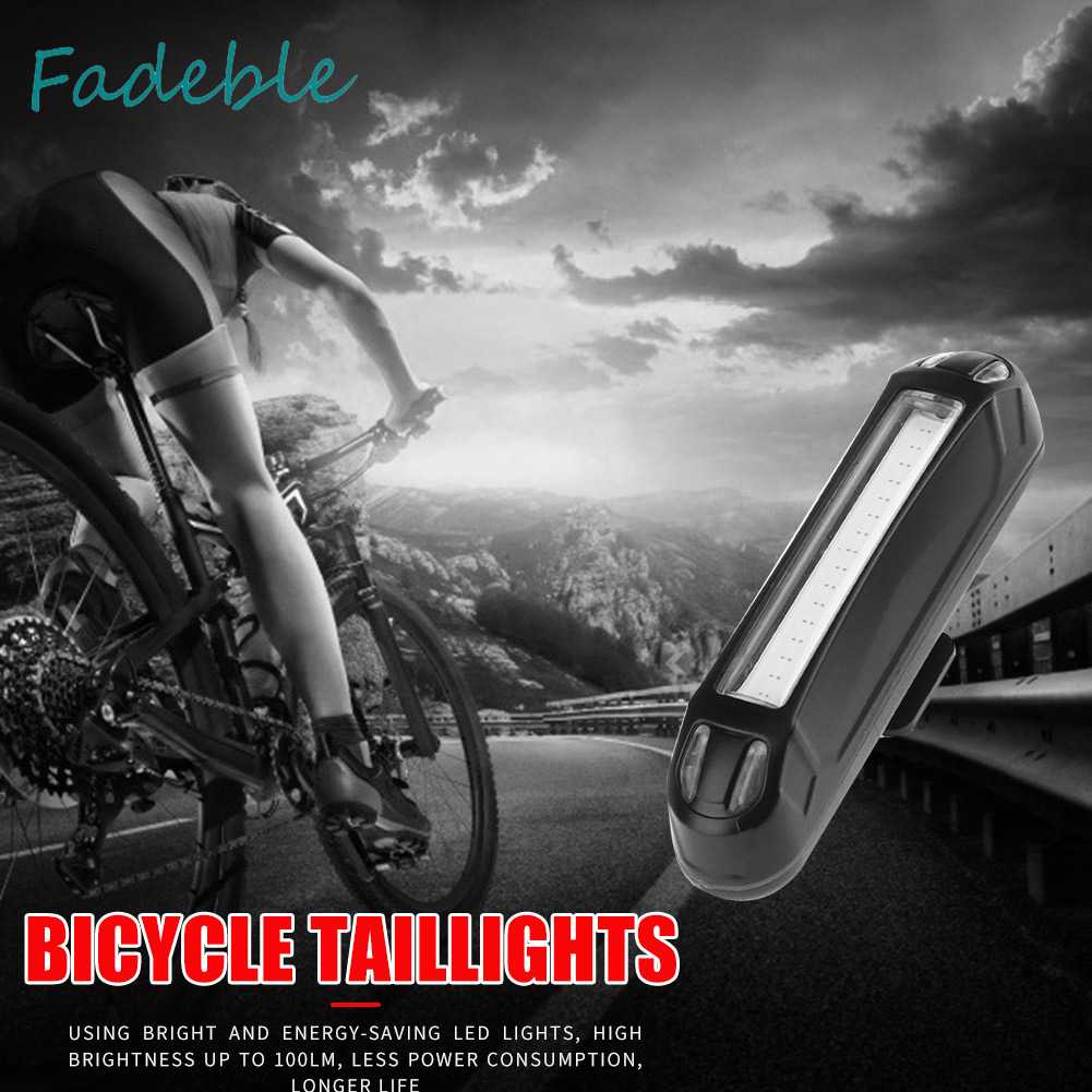 Đèn LED Đuôi Xe Đạp Có Thể Sạc Lại Qua Cổng USB