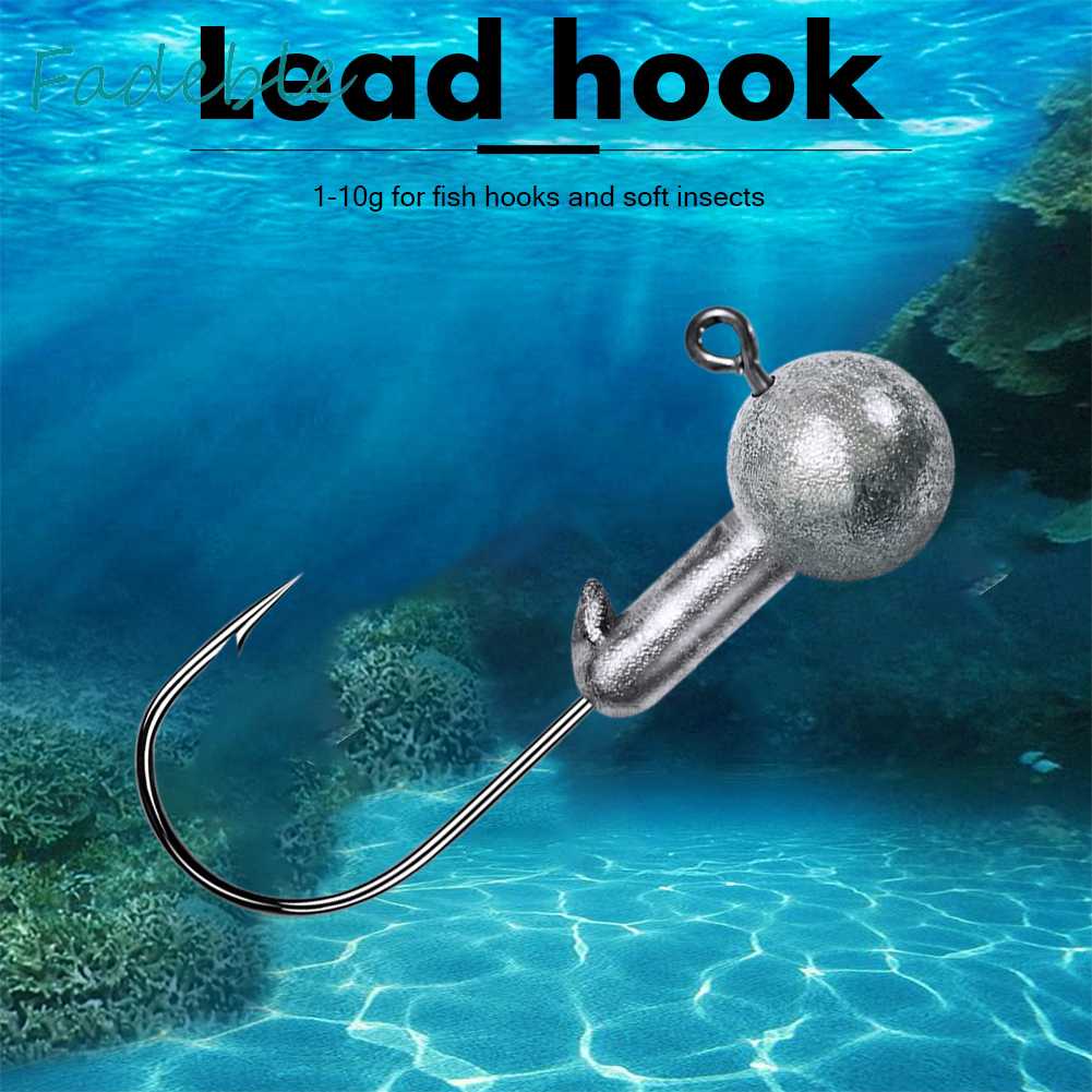 Set 10 Mồi Giả Nhử Cá Đầu Tròn Mềm Mại