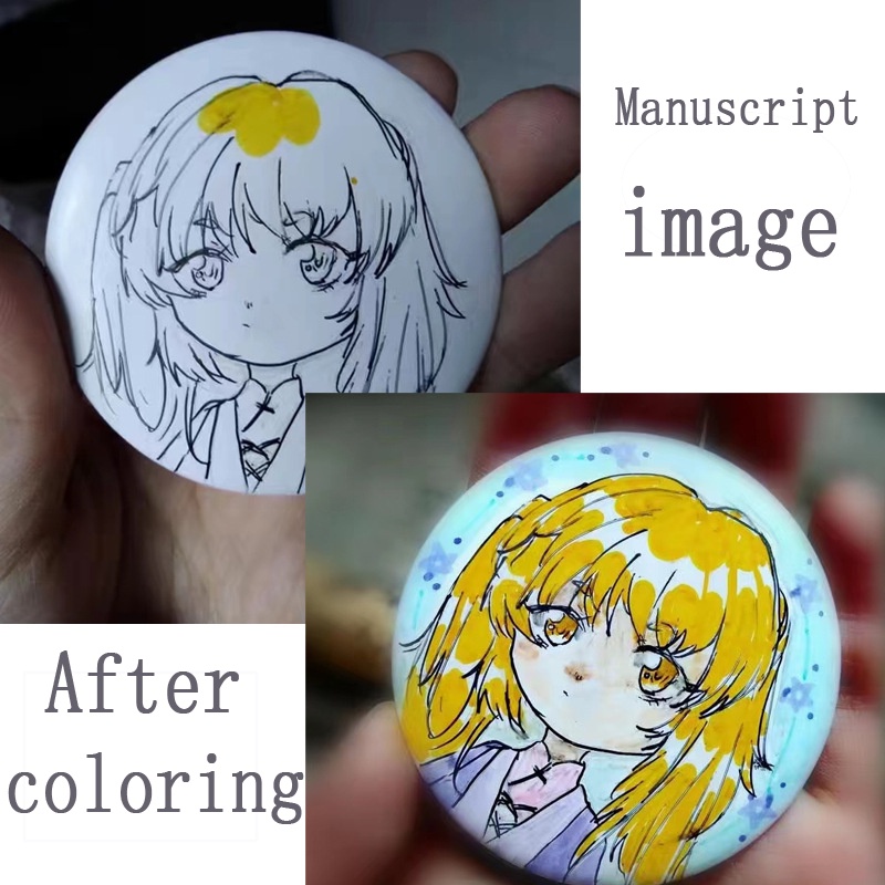 Ghim Cài Áo DIY Bằng Thiếc 44mm Làm Quà Tặng Đặc Biệt Của Bạn Chỉ Có Một