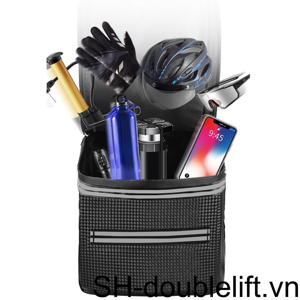 Túi Da PU Đựng Vật Dụng Gắn Yên Sau Xe Đạp Tiện Lợi