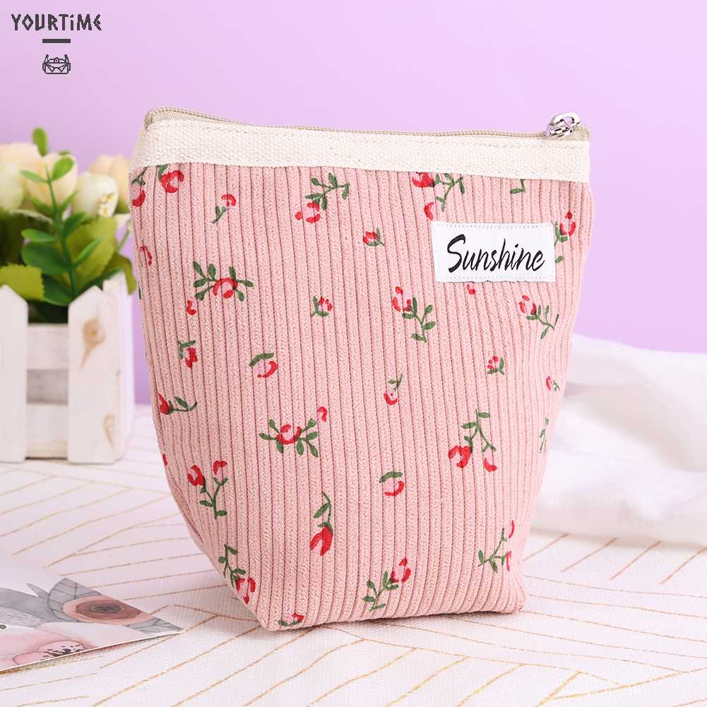 Túi Nhung Đựng Cọ Trang Điểm Gọn Nhẹ Cho Nữ