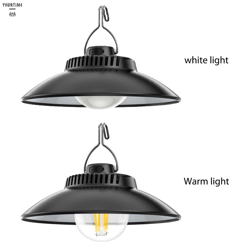 Đèn Sạc USB Chống Thấm Nước Kèm Móc Treo Tiện Dụng Mang Theo Cắm Trại