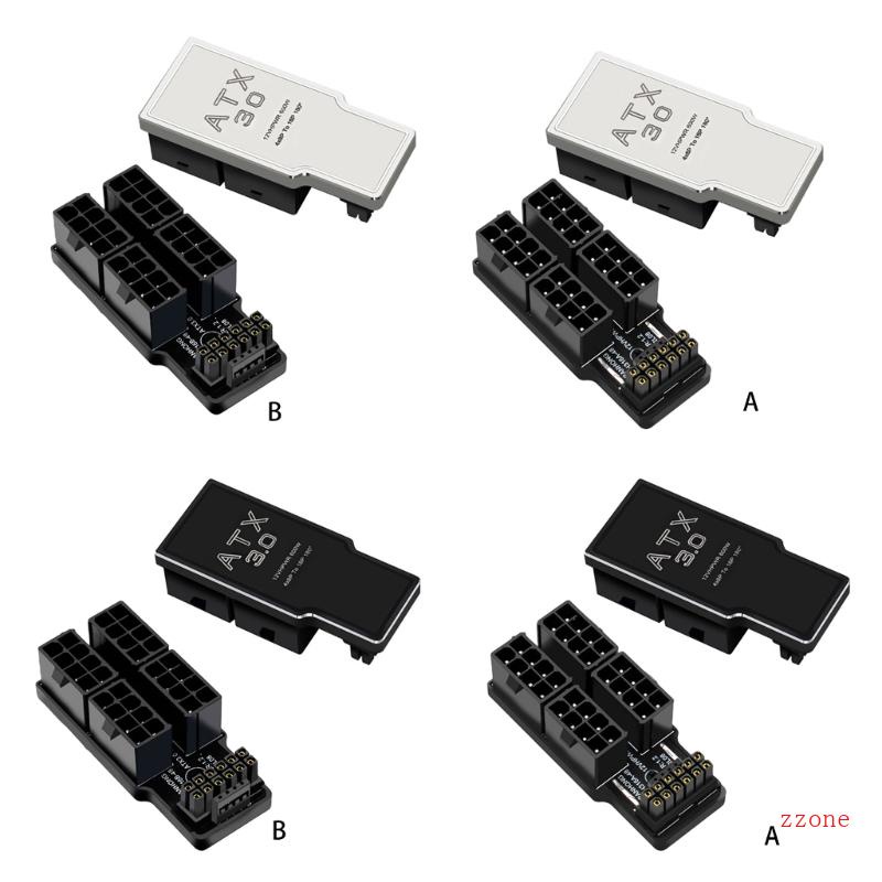 Card Đồ Họa zzz 4x8Pin 40 ATX3 0 12VHPWR 12 + 4P 600W 180 Độ