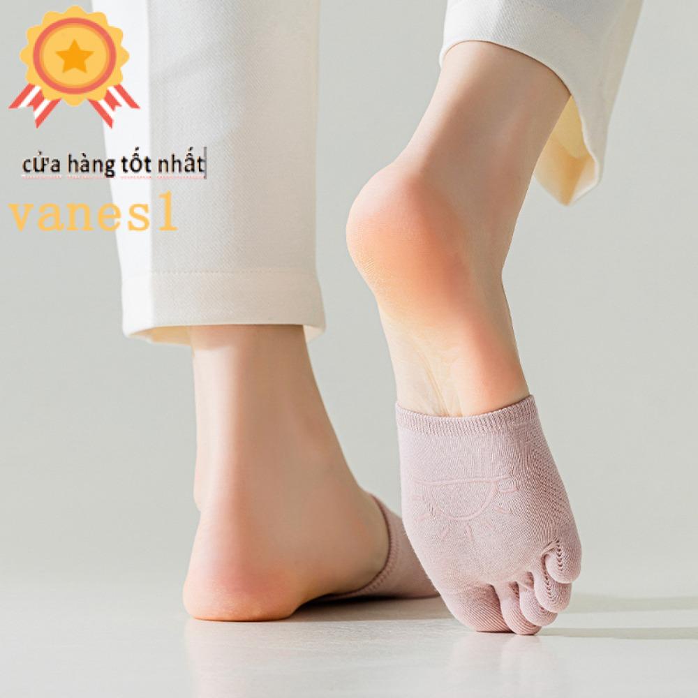 Vớ Cotton Năm Ngón Màu Sắc Đơn Giản Cho Nữ Mã 1