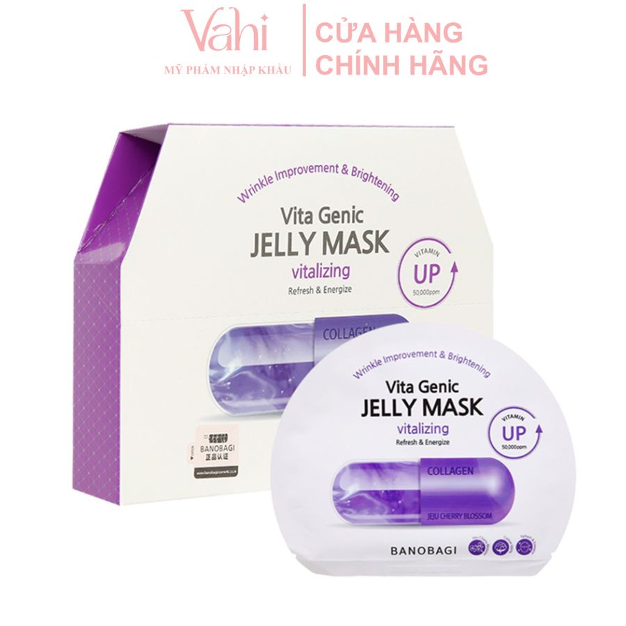 Mặt nạ dưỡng da Banobagi Vita Genic Jelly Mask Hộp 10 Miếng