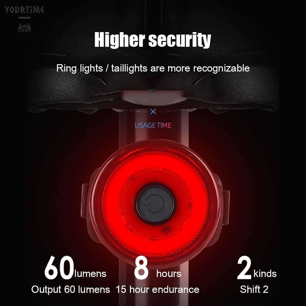 Đèn LED Cảnh Báo An Toàn Chống Nước Gắn Đuôi Xe Đạp