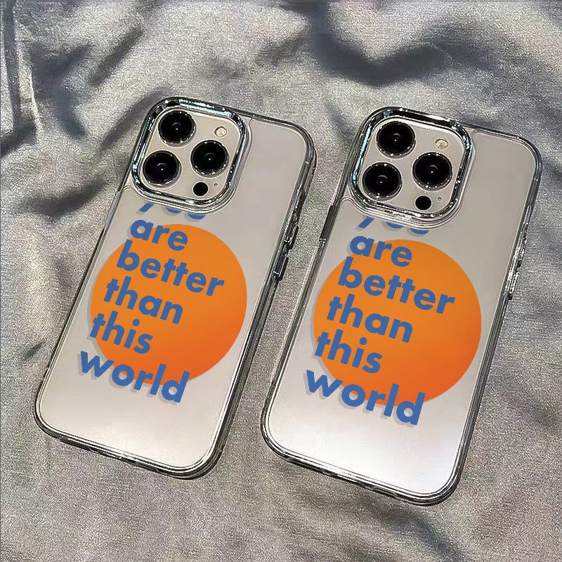 ✅Ốp Điện Thoại Dẻo Họa Tiết Mặt Trời / Mặt Trăng Dễ Thương Chống Sốc Cho iPhone12plus Tonghui 7max 11 / 14pro 13