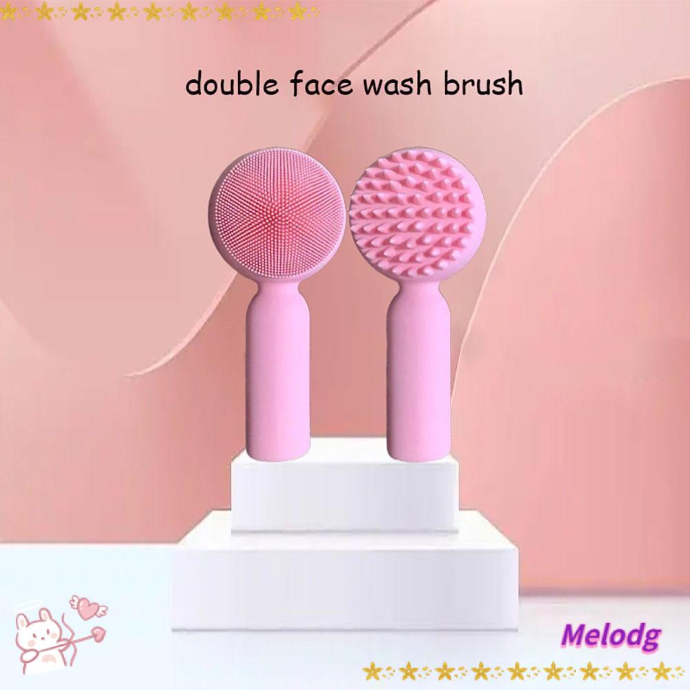 Cọ Rửa Mặt Tẩy Tế Bào Chết Thiết Kế 2 Trong 1 Tiện Dụng
