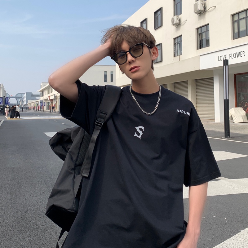 Áo Thun Ngắn Tay Phong Cách Đường Phố Thời Trang Mùa Hè Dành Cho Nam