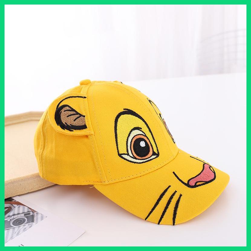Mũ Lưỡi Trai Thêu Hình Sư Tử Hoạt Hình Nhiều Màu Sắc Thời Trang Xuân Thu 2022 Cho Bé