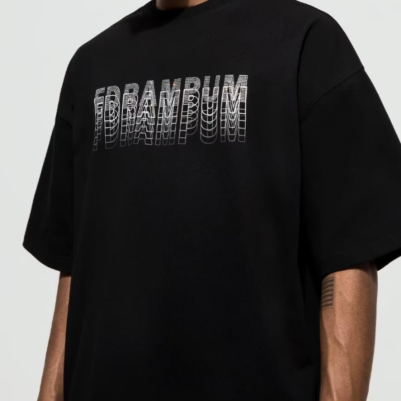 Áo Thun Tay Ngắn Dáng Rộng Đính Đá Phong Cách Đường Phố Mỹ Thời Trang Mùa Hè Cho Nam Và Nữ