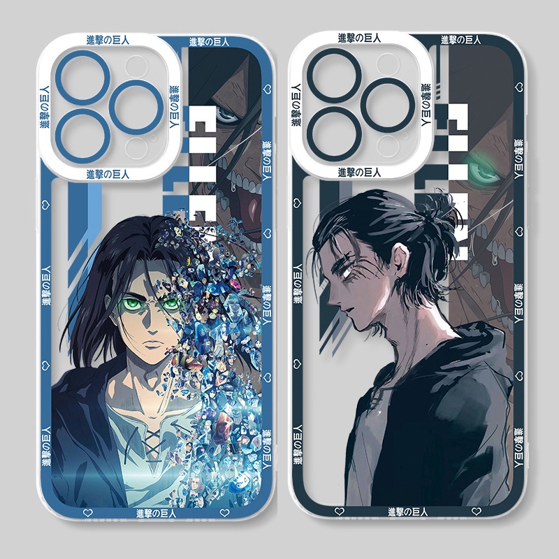 Ốp Điện Thoại Mềm Trong Suốt In Hình anime attack on titan Cho xiaomi 11t 13T poco m5 f5 m4 m3 f4 x3 nfc f3 Redmi 13C 11a 12c 10c 10a 9a 9c 9t note 12 5G 9 9s 10 10s 11s 11 pro