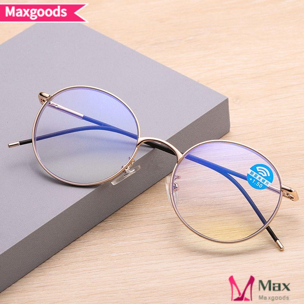 MAXG Kính Đọc Sách Gọng Siêu Nhẹ Phong Cách Vintage Thời Trang