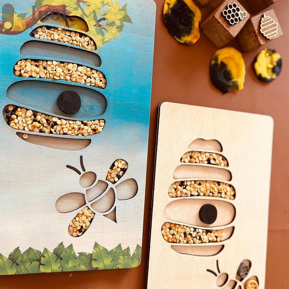 Khay Gỗ Cảm Biến Rảnh Tay Đồ Chơi Cho Trẻ