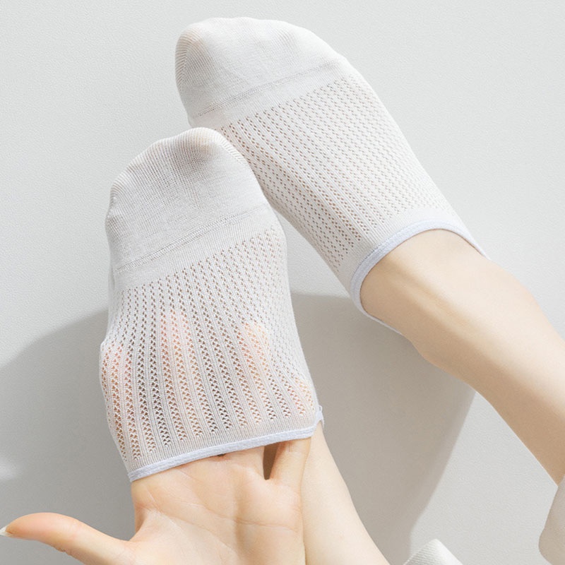 Đôi Vớ Bằng Vải Cotton Mềm Thoáng Khí Thời Trang Mùa Hè Sành Điệu Cho Nữ