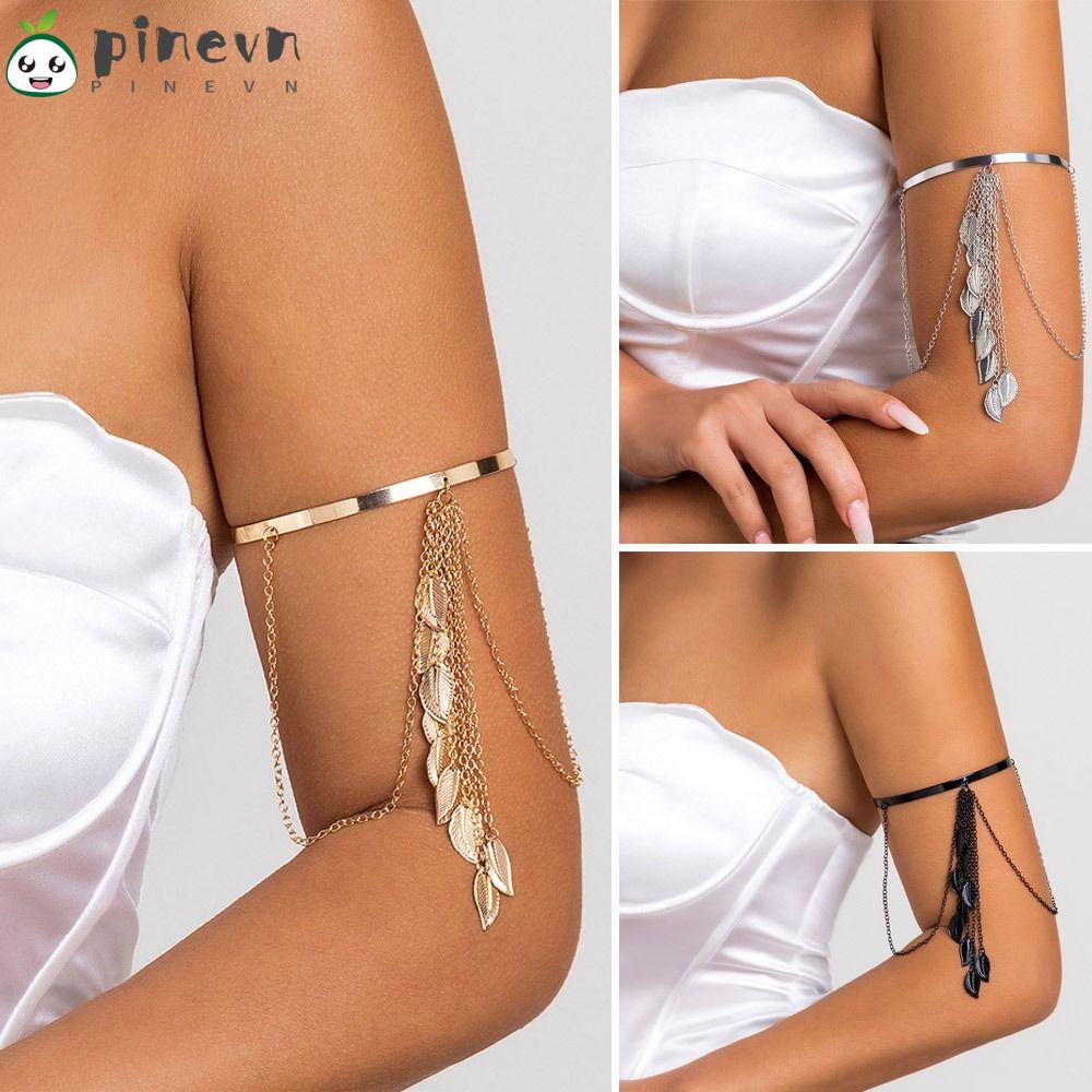 Vòng Đeo Cánh Tay Dây Tua Rua Phong Cách Punk Thời Trang Cho Nữ