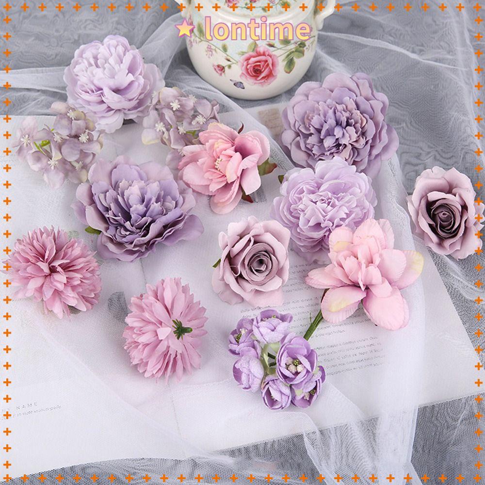 1 Túi Hoa Lụa Nhân Tạo Nhiều Màu Trang Trí Tiệc Cưới