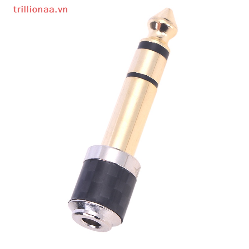 Đầu Nối Chuyển Đổi Âm Thanh Từ Giắc Cắm 6.35mm Sang Ổ Cắm 3.5mm 1 / 4 "1 / 8" 6.35 Sang 3.5 VN