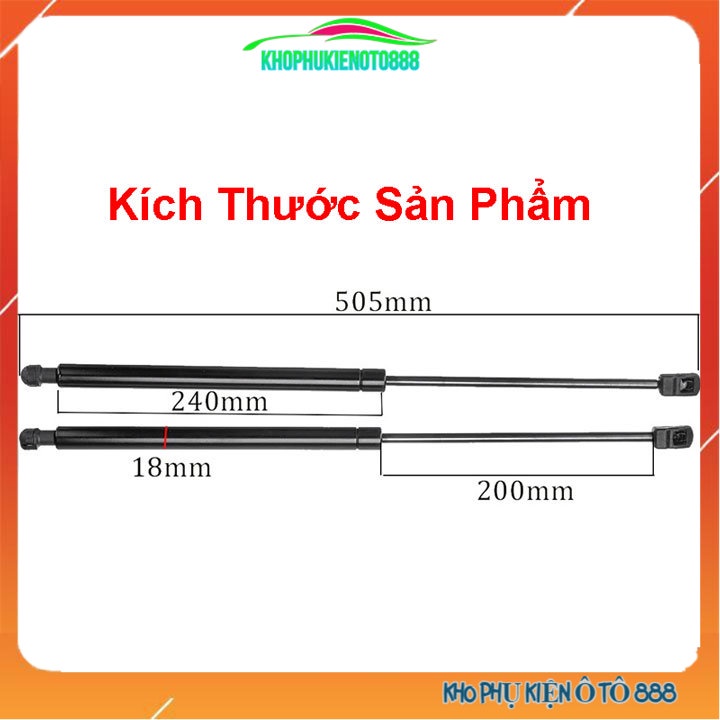 Ty chống nắp capo Ford Explorer 2020-2021-2022-2023 thanh thủy lực hỗ trợ mở tự động