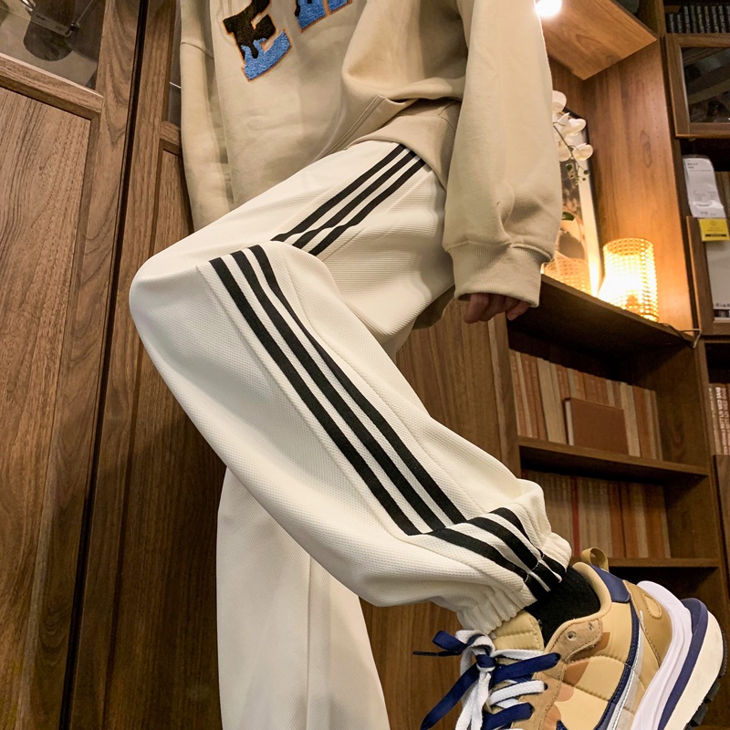 Quần Dài Thể Thao Dáng Rộng Phong Cách Đường Phố Thời Trang Xuân Thu Cho Nam