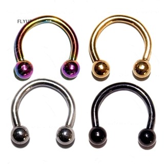 1 khuyên mũi / môi / tai / mũi giả dạng kẹp tiện dụng