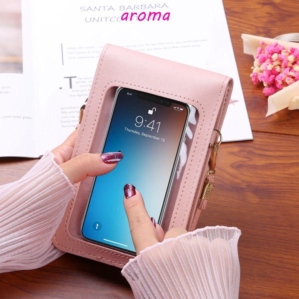 Túi Đeo Chéo Vai Có Ngăn Đựng Thẻ Thời Trang Cổ Điển Dành Cho Nữ Giá Đỡ