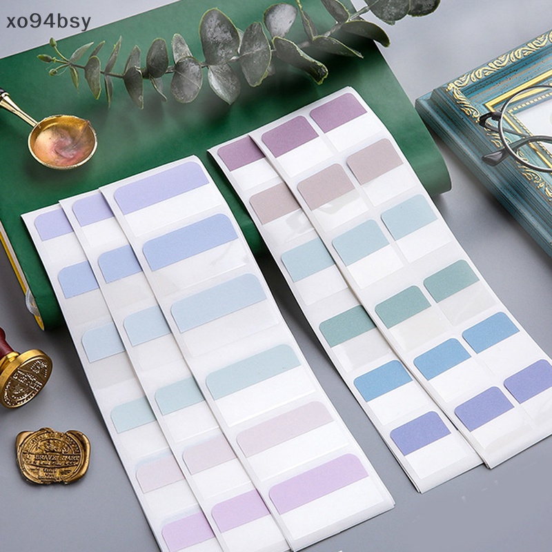 Xo94bsy Set 240 Thẻ Ghi Chú Đánh Dấu Trang Sách Nhiều Màu Có Thể Tháo Rời vn