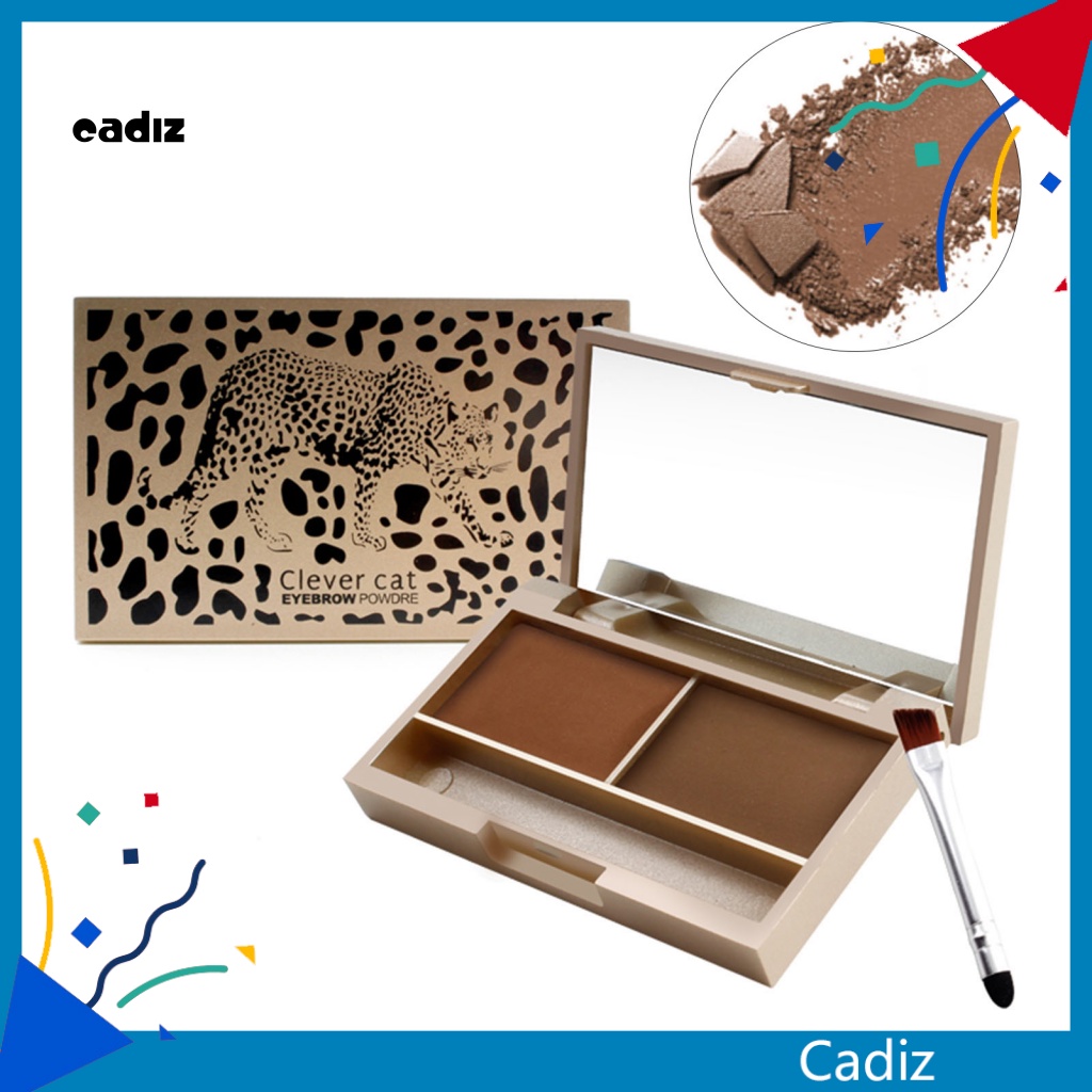 Bảng Phấn Trang Điểm Lông Mày 4g Lâu Trôi Chống Thấm Nước Kèm Cọ Dành Cho Nữ