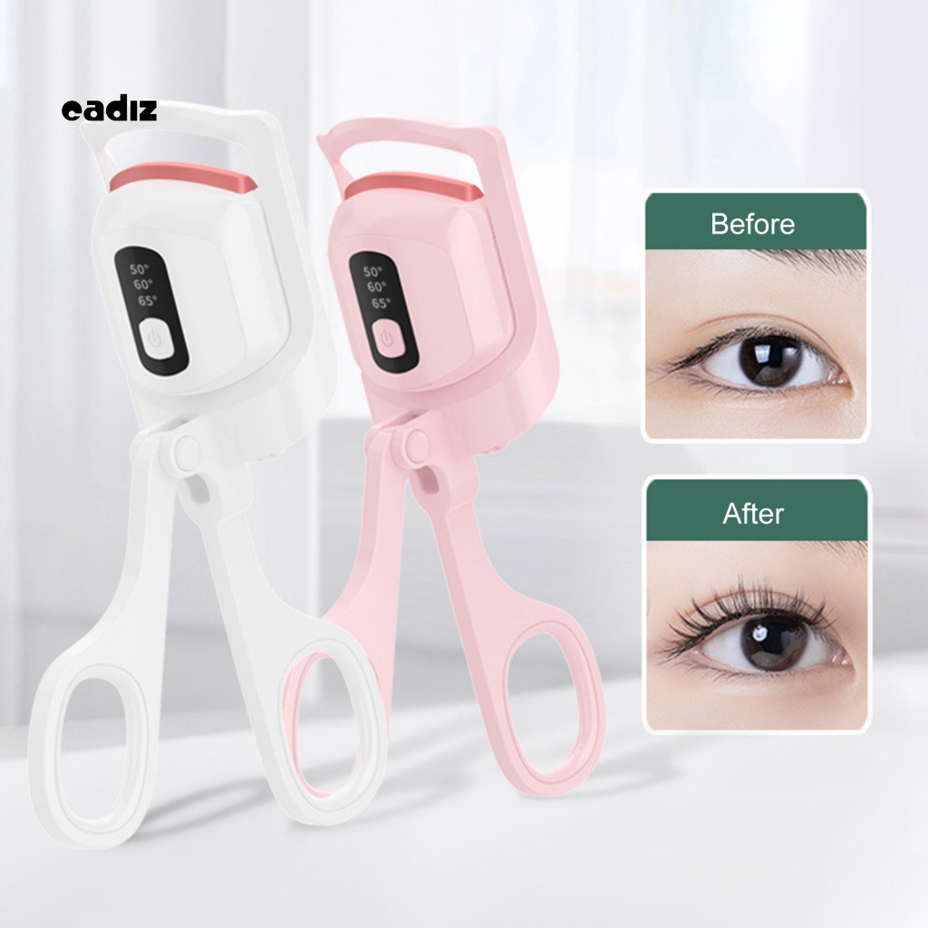 1 Bộ Dụng Cụ Uốn Cong Lông Mi Bằng Nhiệt Điều Chỉnh Được Tiện Dụng