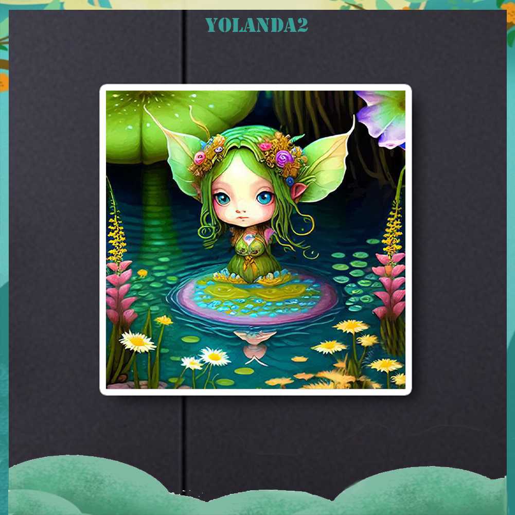 Tranh Đính Đá Kim Cương Toàn Bộ 5D DIY Hình Vẽ Cô Gái Trang Trí Nhà Cửa