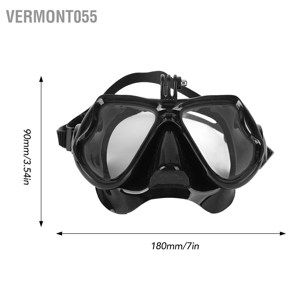 Vermont055 Kính Bơi Lặn Chống Nước HD Sương Mù Có Bịt Mũi Cho Nam Nữ