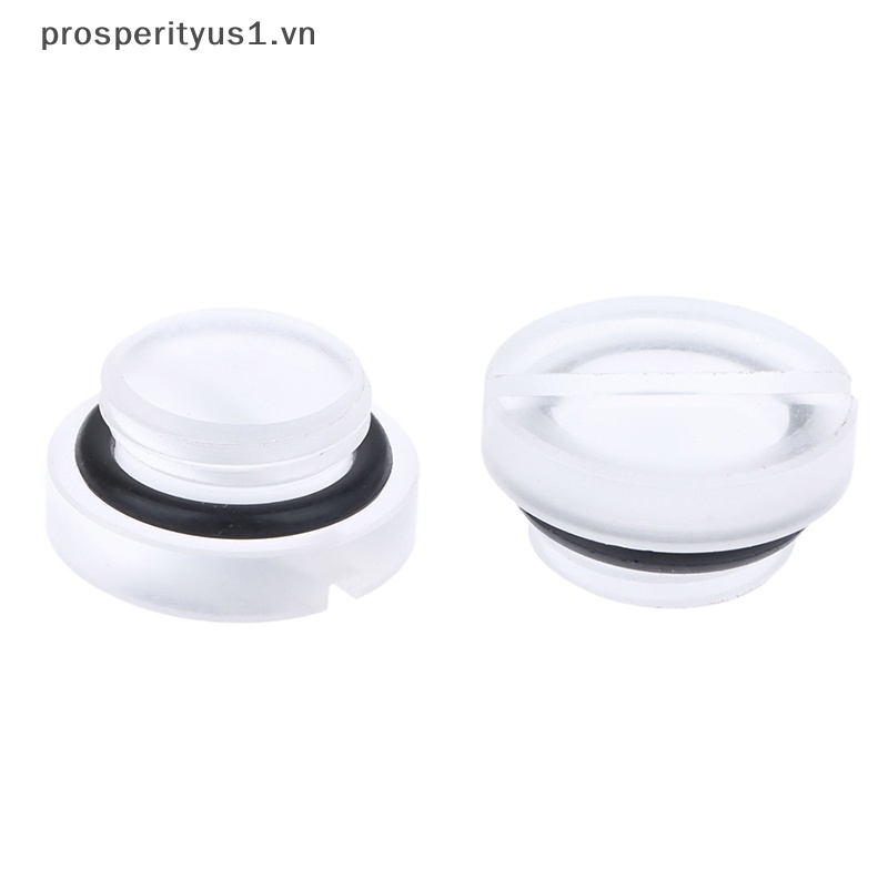 Set 2 Nút Chặn Nước Acrylic Mặt Nhám G1 / 4