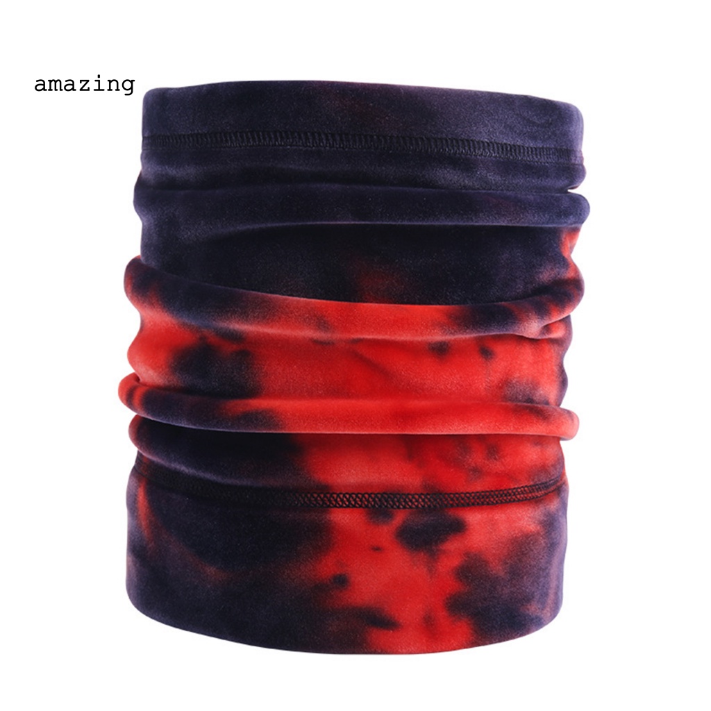 Khăn Choàng Cổ Co Giãn Giữ Ấm In Họa Tiết Màu Gradient Thời Trang