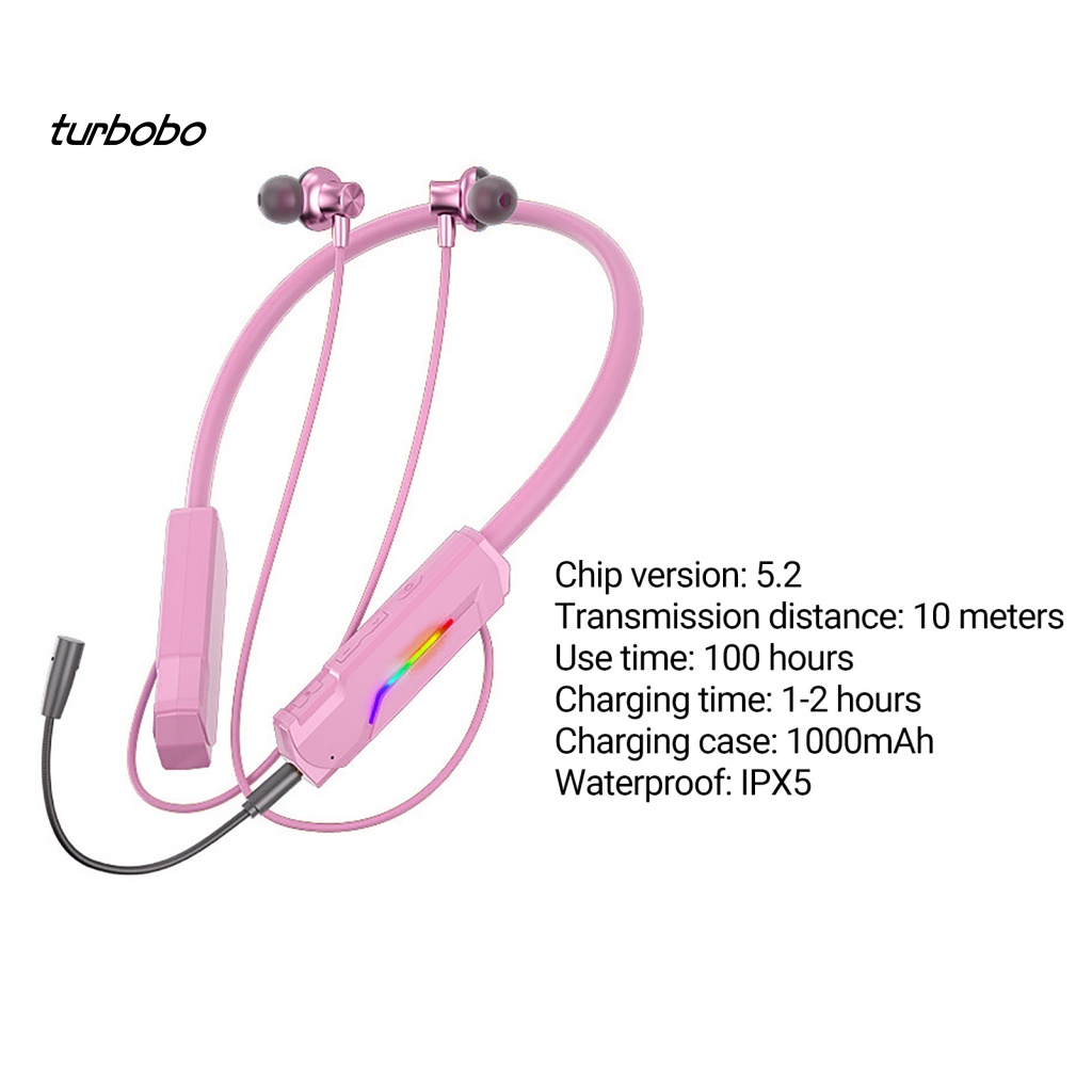 Tai Nghe Nhét Tai Không Dây Kết Nối Bluetooth 5.2 Âm Thanh Nổi Chất Lượng Cao Chống Ồn RGB