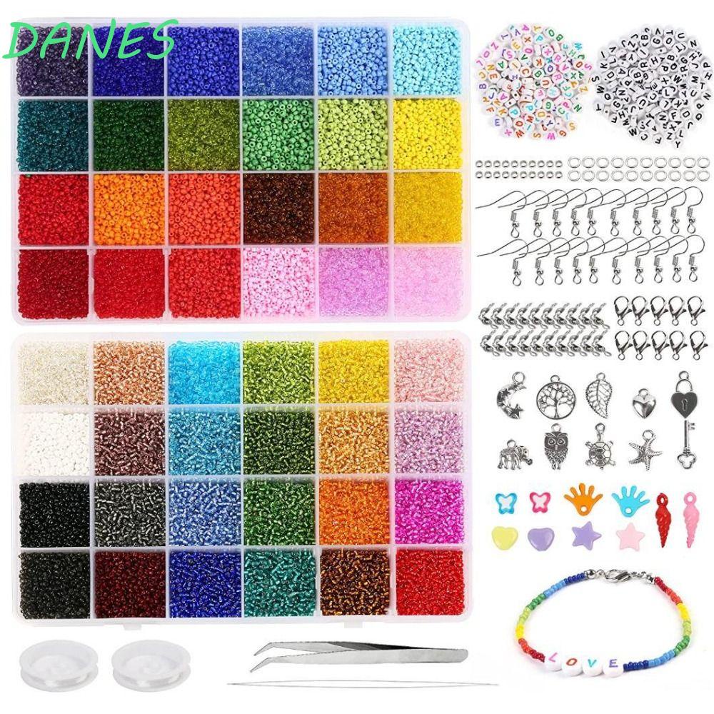 Hạt Thủy Tinh Nhiều Màu Sắc Dùng Làm Trang Sức DIY